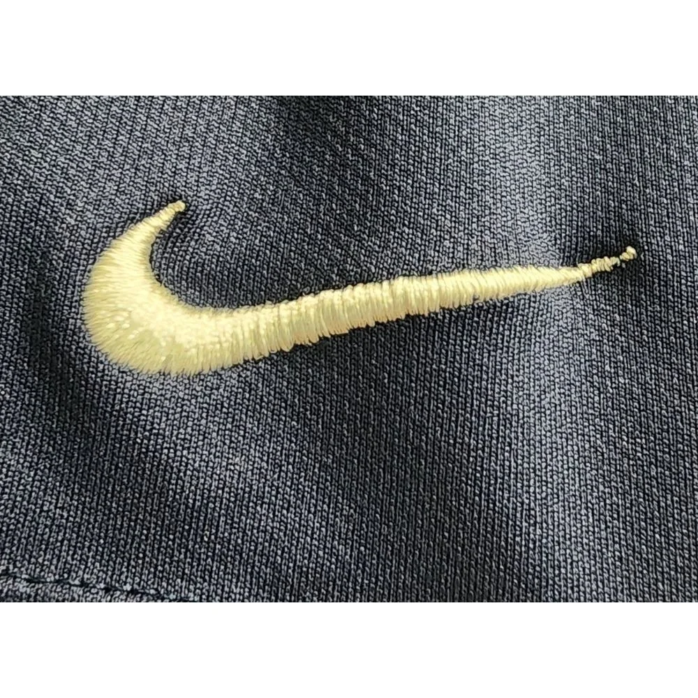 Nike Women's Navy Blue Athletic‎ Shorts with White Trim Comfortable Sporty M